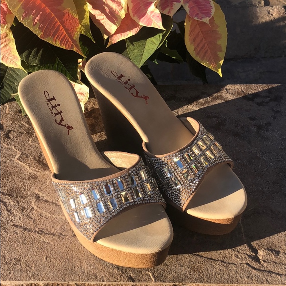 Rhinestone sandals